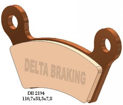 DELTA BRAKING KLOCKI HAMULCOWE KH473 CAN-AM SPYDER RS / RS-S / RT / RT LTD / RT-S '10-12, RS SE5 / SM5 '08-09 TYŁ STRONA LEWA - ZASTĘPUJĄ DB2194RD-N4