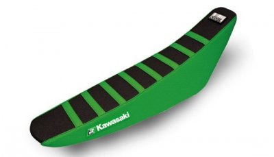 BLACKBIRD WYPRZEDAŻ POKROWIEC / POSZYCIE NA SIEDZENIE KAWASAKI KXF 250/450 06-08 ZEBRA KOLOR CZARNY ZIELONY
