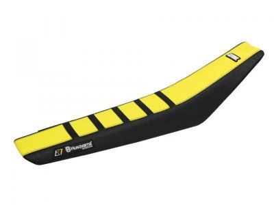 BLACKBIRD POKROWIEC / POSZYCIE NA SIEDZENIE HUSQVARNA FC/TC 16-18, TE/FE 17-19 ZEBRA KOLOR ŻÓŁTY CZARNY