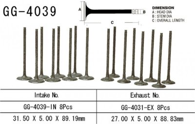 VESRAH ZAWÓR SSĄCY KAWASAKI ZZ-R 1100/1200 '90-'05, ZRX 1100/1200 '99-'05, GPZ 1100 '95-'97 (OEM: 