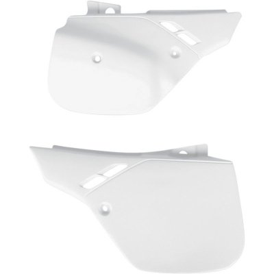 UFO BOCZKI TYLNE HONDA CR 125/500 89-90, CR 250 88-89 KOLOR BIAŁY
