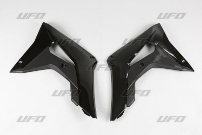 UFO OSŁONY CHŁODNICY HONDA CRF 250R 18, CRF 450R 17-18 KOLOR CZARNY