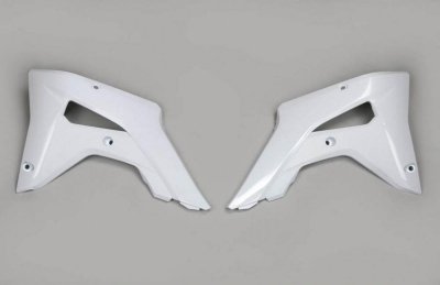 UFO OSŁONY CHŁODNICY HONDA CRF 250R 18, CRF 450RX 17-18 KOLOR BIAŁY