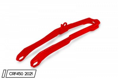 UFO ŚLIZG ŁAŃCUCHA HONDA CRF 250 R 20-25 , CRF 250 RX 21-25 , CRF 450 R / RX 19-25 KOLOR CZERWONY