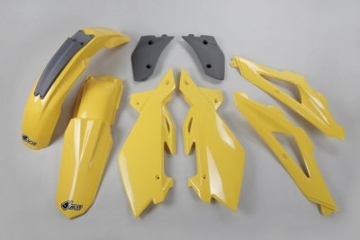 UFO KOMPLET PLASTIKÓW HUSQVARNA CR 125/250 2T 06-08 KOLOR ŻÓŁTY
