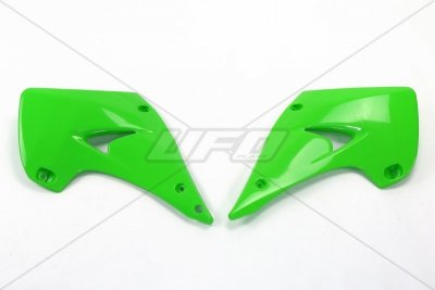 UFO OSŁONY CHŁODNICY KAWASAKI KX 125/250 03-17 KOLOR ZIELONY