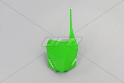 UFO TABLICA NA NUMER STARTOWY KAWASAKI KX 85 14-25, KX 100 14-21, KX 112 22-25 KOLOR ZIELONY