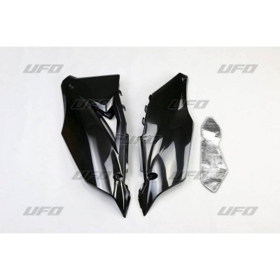 UFO BOCZKI TYLNE KAWASAKI KXF 450 19-23 , KXF 250 21-24 KOLOR CZARNY