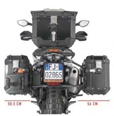 KAPPA STELAŻ KUFRÓW BOCZNYCH MONOKEY CAM SIDE KTM 890SMT 23, - POD KUFRY KFR KFORCE ORAZ KVG KVOYAGER ALU