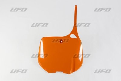 UFO TABLICA NA NUMER STARTOWY KTM 125/200/250/300/360/380/400/500/520/620 93-98 KOLOR POMARAŃCZOWY 98-17