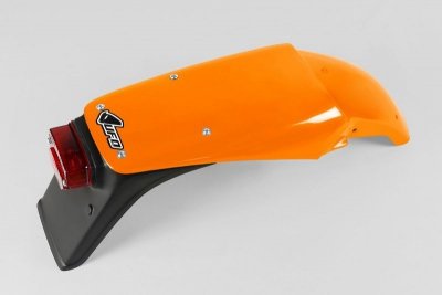 UFO BŁOTNIK TYŁ KTM EXC 125/250/300/360 93-97 Z LAMPKĄ KOLOR POMARAŃCZOWY