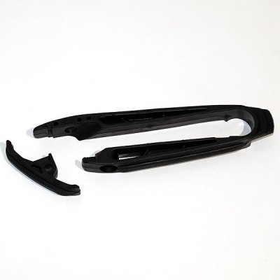 UFO ŚLIZG ŁAŃCUCHA (MAŁY I DUŻY) KTM SX 07-09, EXC 08-11 KOLOR CZARNY (77304066000)