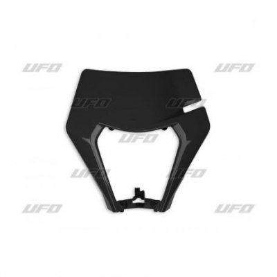 UFO OSŁONA LAMPY PRZÓD KTM EXC/EXC-F TPI 20-23 KOLOR CZARNY (WZÓR OEM)