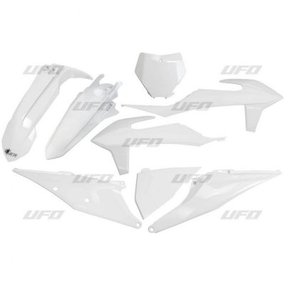 UFO KOMPLET PLASTIKÓW KTM SX 125/150/250 19-22, SXF (SX-F) 250/350/450 19-22 KOLOR BIAŁY 2020 (KT522E042)