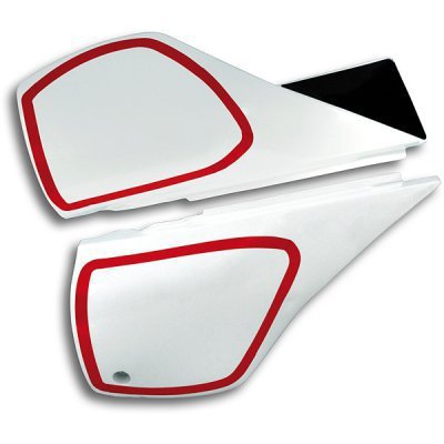 UFO BOCZKI POD SIEDZENIE YAMAHA TT 600 84-92 KOLOR BIAŁY (KPL)
