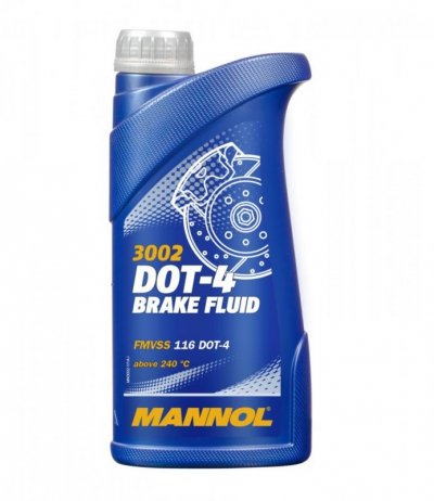 MANNOL BRAKE FLUID DOT-4 1L - PŁYN HAMULCOWY (3002)