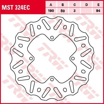 TRW ZF TARCZA HAMULCOWA TYŁ HONDA CR 80 92-02, CR 85 03-08, CRF 150 07-19 (PROMOCJA)