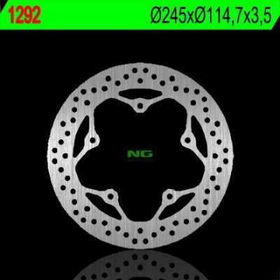 NG TARCZA HAMULCOWA PRZÓD YAMAHA YBR 125 06-17, YS 125 17-20 (245X114,7X3,5) (5X8,5MM)