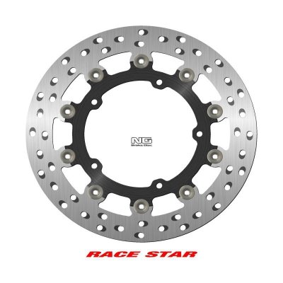 NG TARCZA HAMULCOWA PRZÓD RACE STAR PREMIUM YAMAHA MT-03 16-22, R3 19-22, YZF-R25 14-17, YZF-R3 15-18 (298X132X5MM) (5X8,25MM) (