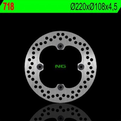 NG TARCZA HAMULCOWA TYŁ DUCATI 748/749/916/996/998 95-02 (220X108X4,5) (4X8,5MM)