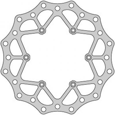DELTA BRAKING TARCZA HAMULCOWA PRZÓD SUZUKI RM 125 88-10, RM 250 88-10, DRZ 250 01-07, YAMAHA YZ 125 01-16, YZ/YZF/WR 250 01-16,