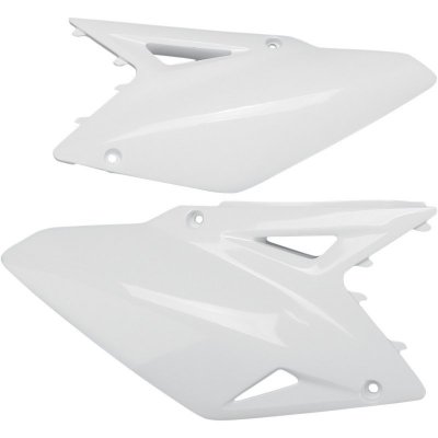 UFO BOCZKI TYLNE SUZUKI RMZ 450 08-17, KOLOR BIAŁY