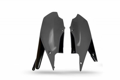 UFO BOCZKI TYLNE YAMAHA YZF 250 19-21, WRF 250 20-21, YZF 450 18-21, WRF 450 19-21  KOLOR SZARY