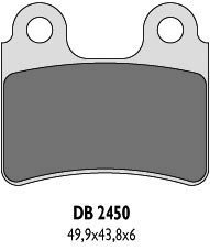 DELTA BRAKING klocki hamulcowe przód  Gas Gas 125 04-11