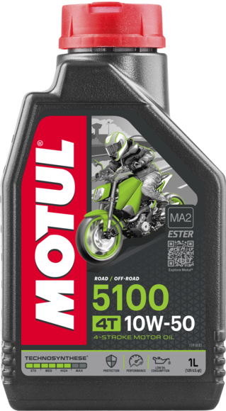 Motul 5100 10W50 1L olej półsyntetyczny do silników 4T