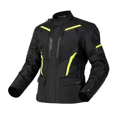 KURTKA TEKSTYLNA OZONE TOUR III BLACK/FLUO YELLOW 13XL