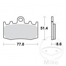 Delta Braking klocki hamulcowe przód BMW 1200  R GS 04-06