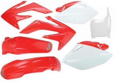 UFO KOMPLET PLASTIKÓW HONDA CRF 450 R '05-'06 KOLOR OEM