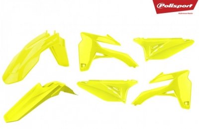 POLISPORT KOMPLET PLASTIKÓW SHERCO SE-R/SEF-R '13-'15 KOLOR ŻÓŁTY FLUO