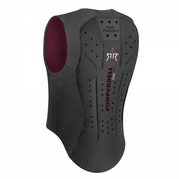 KOMPERDELL Kamizelka ochronna jeździecka Ballistic Champion Junior black-burgundy  rozm.140