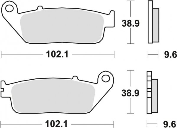  TRW klocki hamulcowe przód HONDA CBF 1000 ( 06-10)