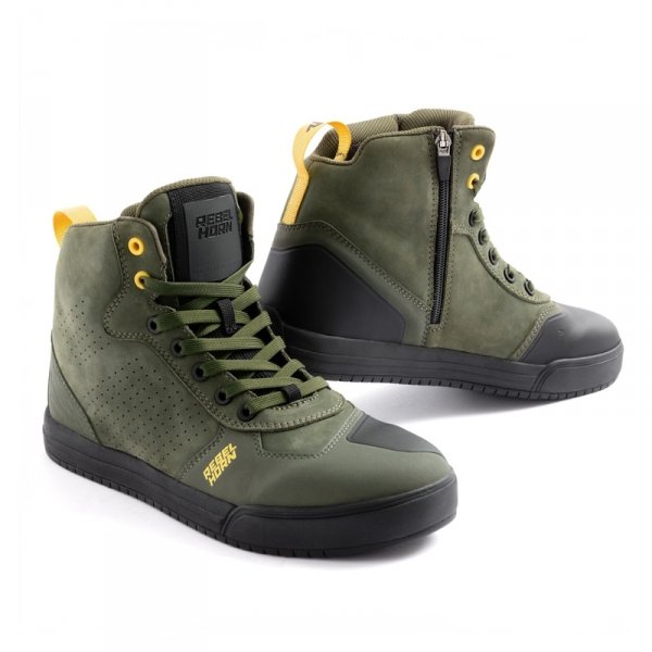 BUTY MOTOCYKLOWE REBELHORN SPIKE OLIVE GREEN 41