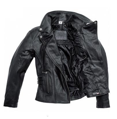 Spirit Motors Virginia ramoneska damska kurtka motocyklowa skórzana czarna XS