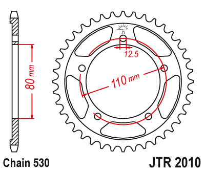DID JT zestaw napędowy Triumph 1200 Trophy / 00-03