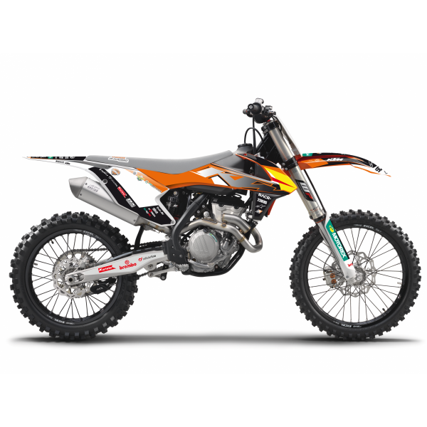 BLACKBIRD KOMPLET NAKLEJEK (OKLEINA) KTM EXC (17-19) REPLICA TROFEO 2021