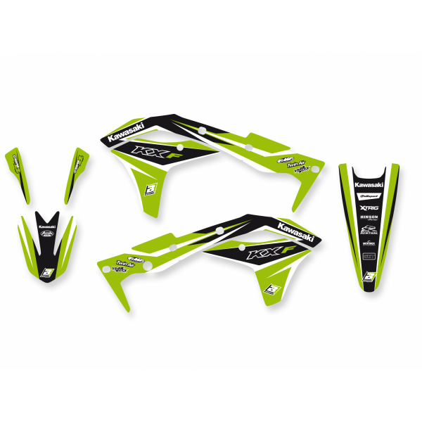 BLACKBIRD KOMPLET NAKLEJEK (OKLEINA) KAWASAKI KXF 250 (17-20) Dream4