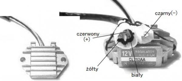 Regulator napięcia Yamaha WR 250 / 450 F
