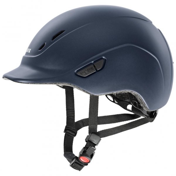 UVEX Kidoxx matowy kask jeździecki dziecięcy granat (49-54 cm)