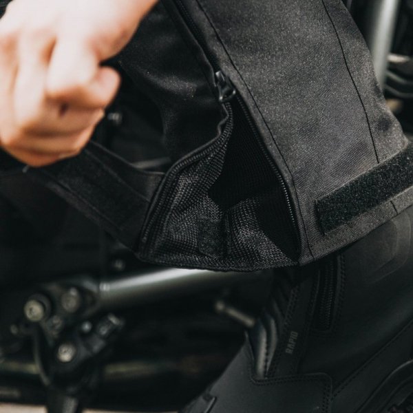 SPODNIE TEKSTYLNE OZONE VULCAN BLACK (KRÓTKA NOGAWKA) SHORT M