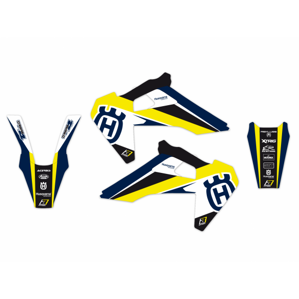 BLACKBIRD KOMPLET NAKLEJEK (OKLEINA) HUSQVARNA TE FE (20-22) Dream4