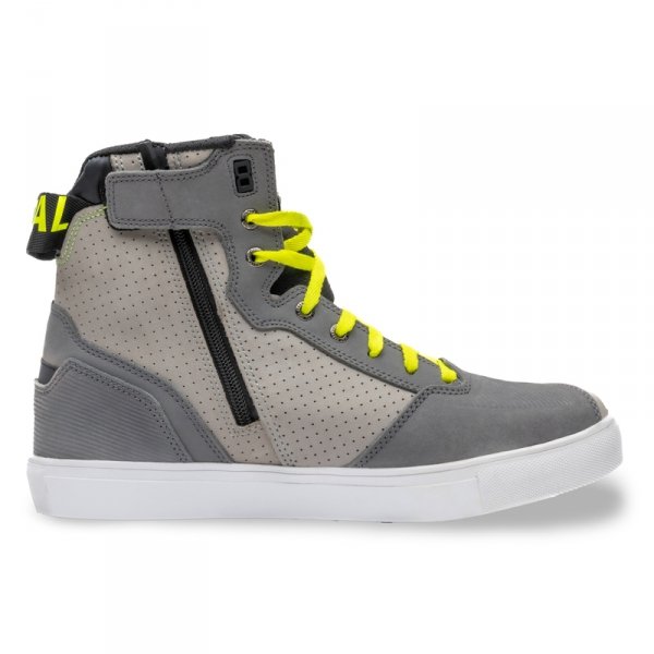 BUTY SKÓRZANE REBELHORN VANDAL MYSTERIOUS GREY/FLUO YELLOW 45