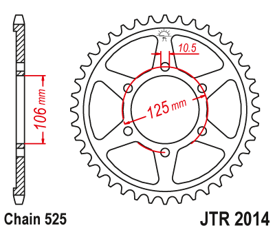 DID JT zestaw napędowy Triumph 765 Street Triple S / 17-21