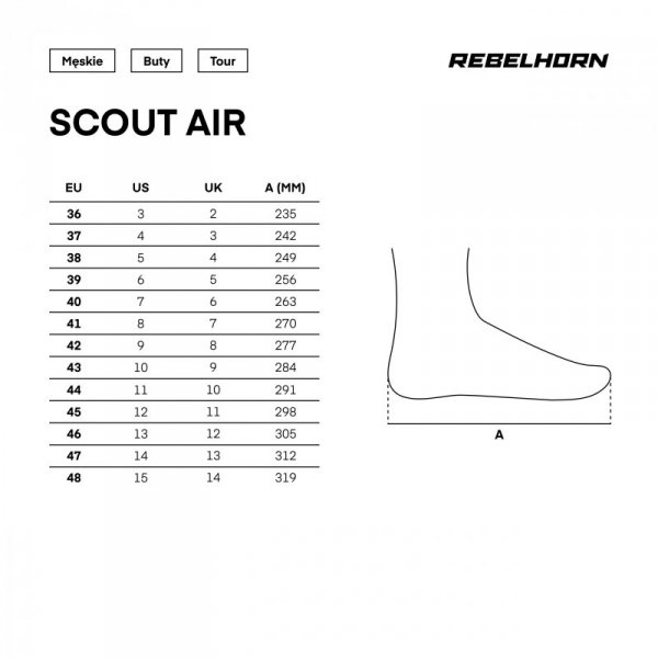 BUTY MOTOCYKLOWE REBELHORN SCOUT AIR BLACK 37