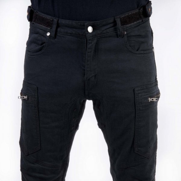 JEANSY MOTOCYKLOWE REBELHORN URBAN 3 WASHED BLACK 38/34