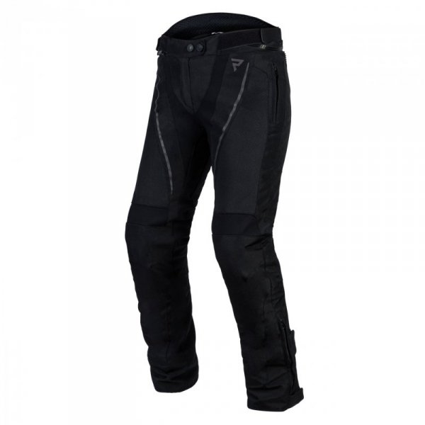 SPODNIE MOTOCYKLOWE TEKSTYLNE DAMSKIE REBELHORN FLUX BLACK W3XL