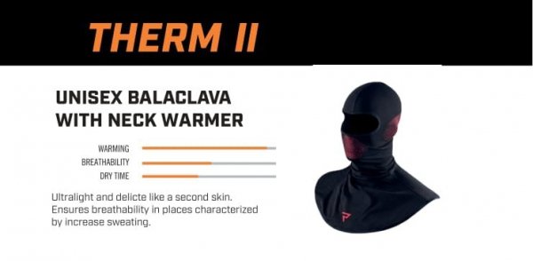KOMINIARKA TERMOAKTYWNA REBELHORN THERM 2 BLACK RED S